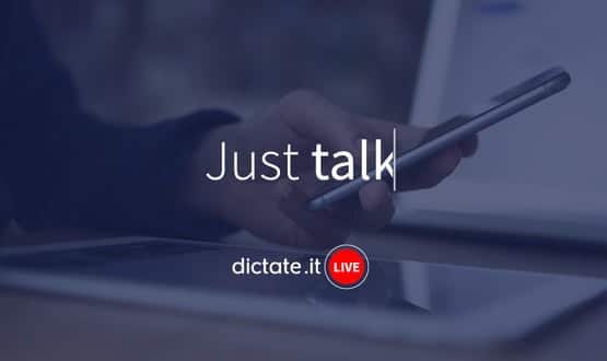 logo for Dictate IT Live speech recognition app
