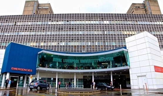 Exterior image of Royal Liverpool University Hospital