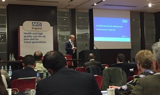 Matthew Swindells at NHS England Conference