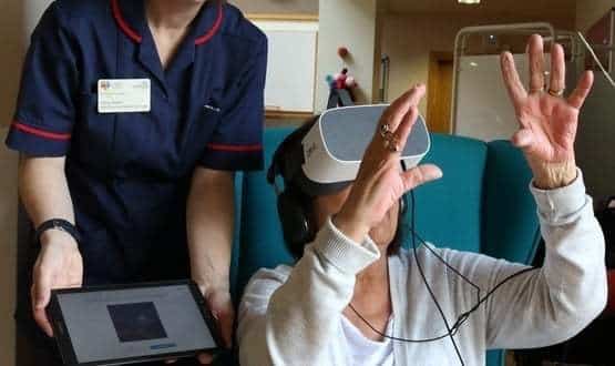 Virtual reality used to help manage pain at London hospice