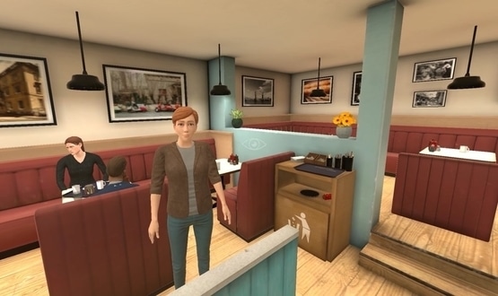 Oxford VR offers virtual reality environments that help patients overcome anxious social avoidance